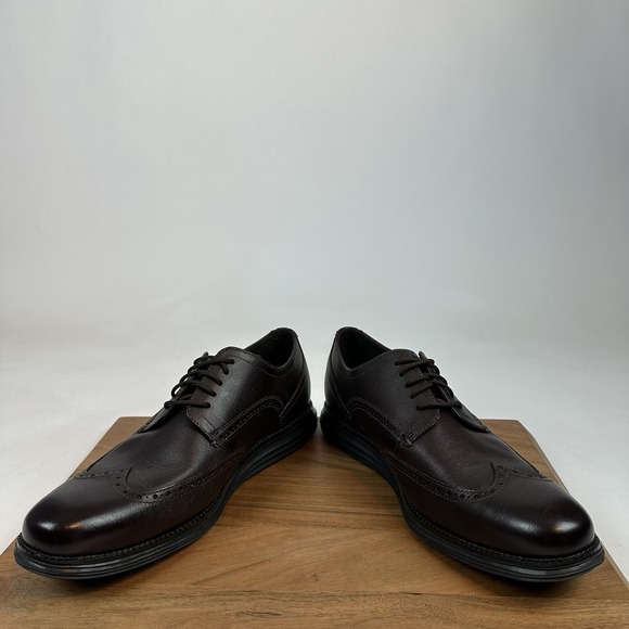 New Mens Cole Haan Original Grand Wingtip Oxford Style Dress Shoes 12 M - Picture 5 of 8